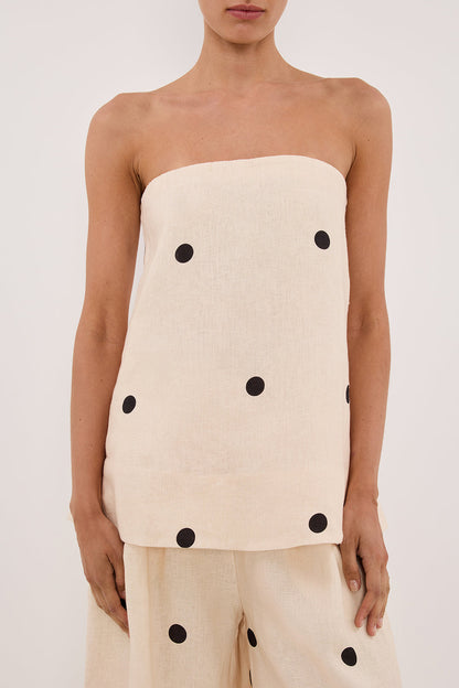 CONJUNTO CON PANTALÓN DE LUNARES