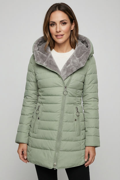 CHAQUETA FORRADA ELYSIA WINTER™ – ABRIGO ACOLCHADO PREMIUM PARA MUJER INVIERNO TÉRMICA TENDENCIA