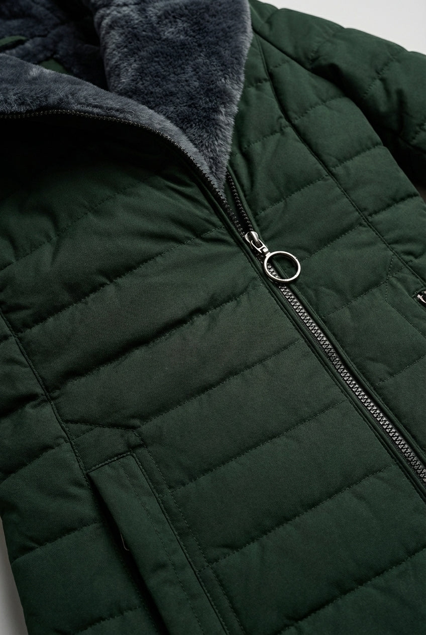 CHAQUETA FORRADA ELYSIA WINTER™ – ABRIGO ACOLCHADO PREMIUM PARA MUJER INVIERNO TÉRMICA TENDENCIA