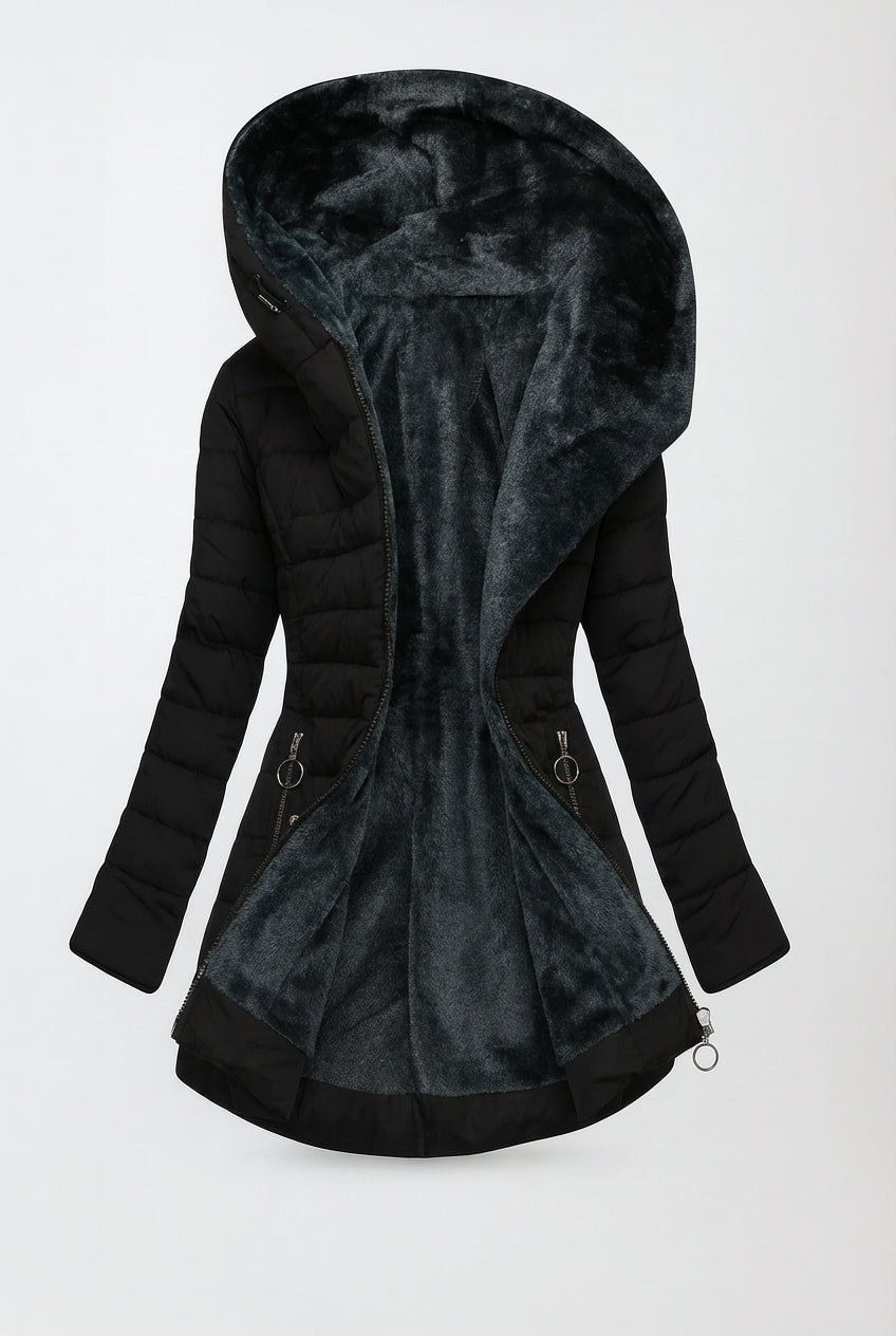 CHAQUETA FORRADA ELYSIA WINTER™ – ABRIGO ACOLCHADO PREMIUM PARA MUJER INVIERNO TÉRMICA TENDENCIA