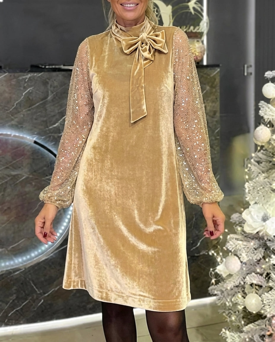 VESTIDO ÉLISE NOIR – ELEGANCIA LUMINOSA PARA NOCHES ESPECIALES