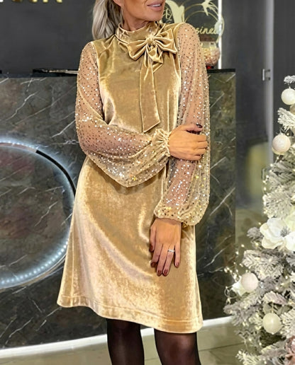 VESTIDO ÉLISE NOIR – ELEGANCIA LUMINOSA PARA NOCHES ESPECIALES