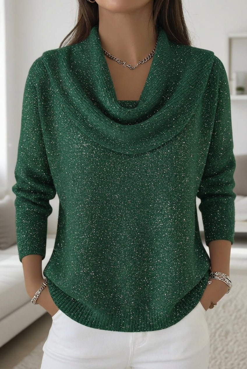 JERSEY “VERDE CELESTIA” – BRILLO SUTIL Y ELEGANCIA INVERNAL