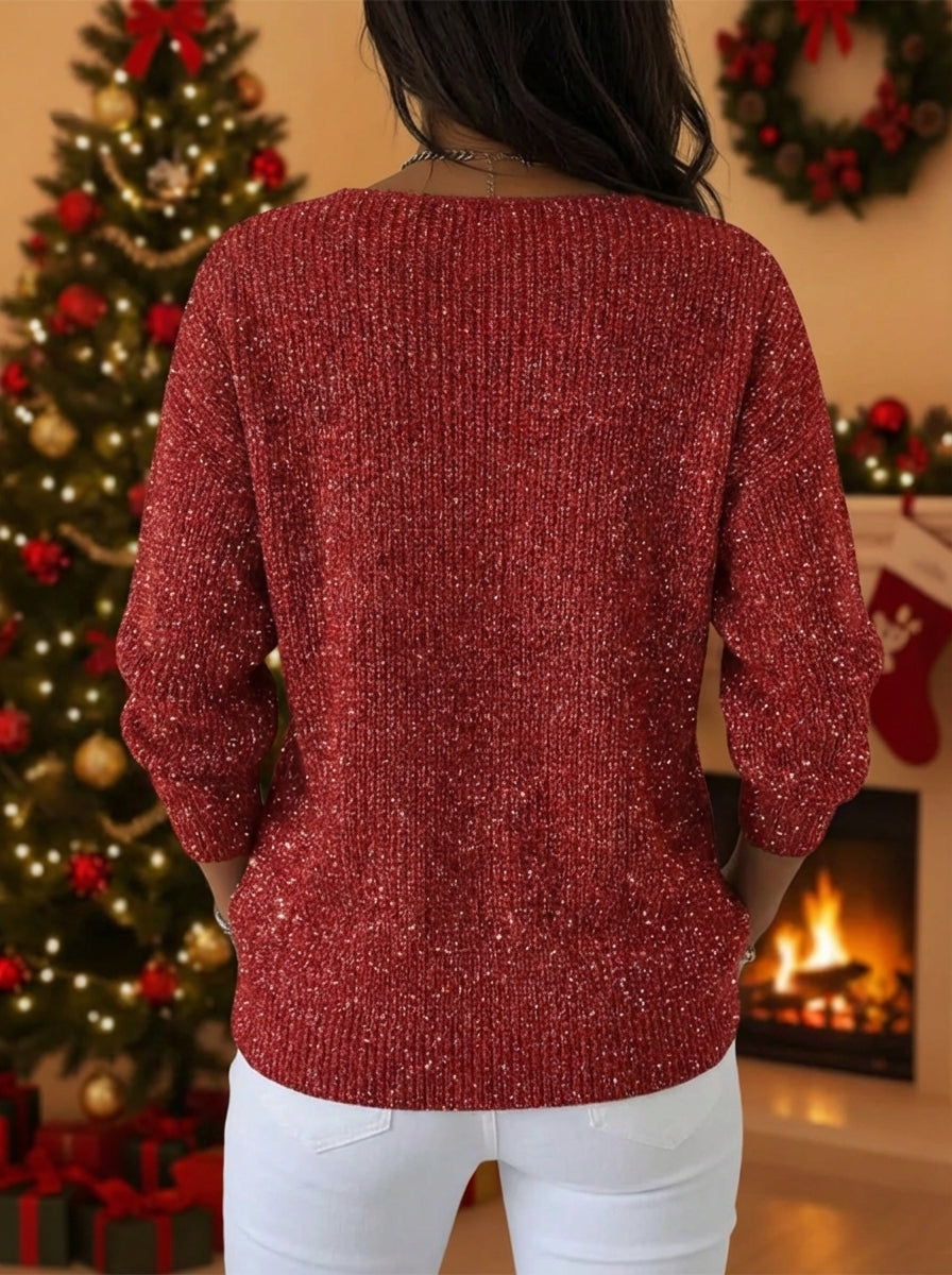 JERSEY ELEGANTE NAVIDAD – BRILLO SUTIL Y ELEGANCIA INVERNAL