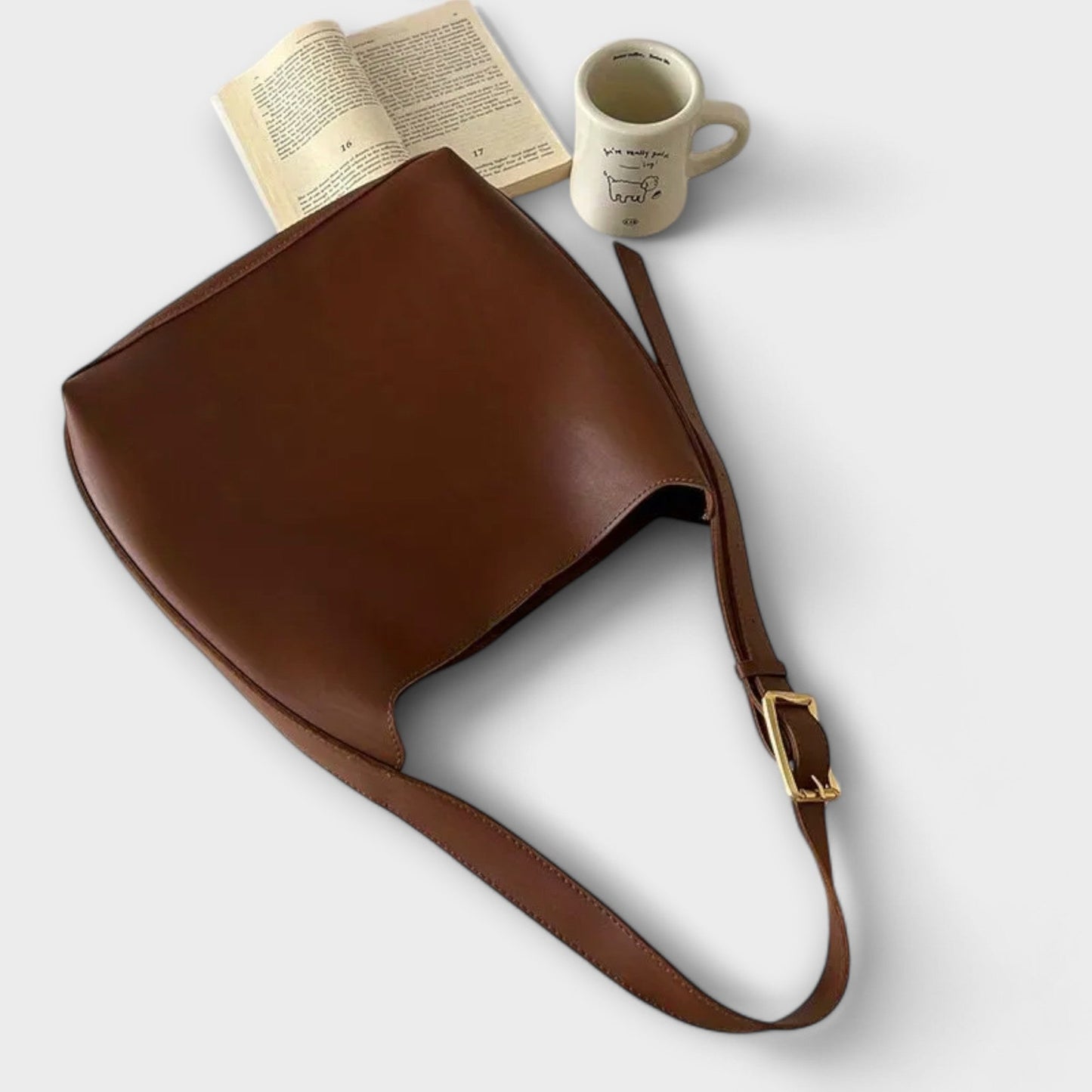 Isidore – Elegante bolso de hombro en piel