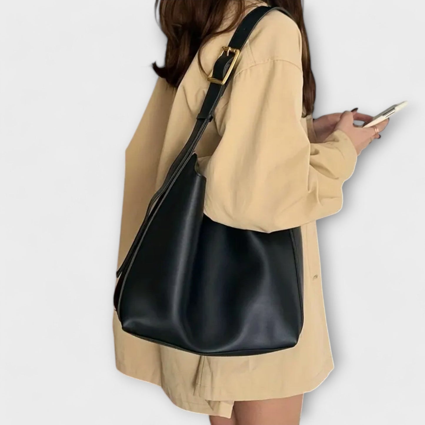 Isidore – Elegante bolso de hombro en piel