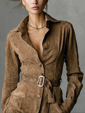 ELSA | VESTIDO MIDI DE MANGA LARGA