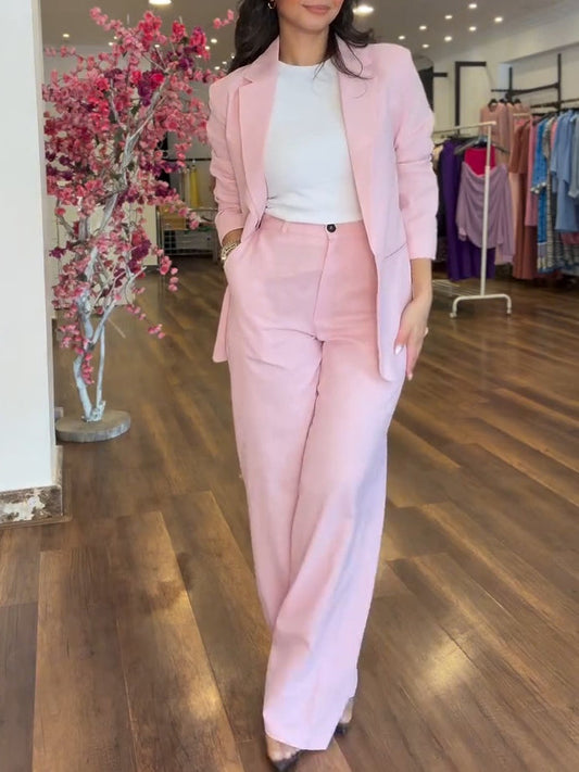 CONJUNTO ELEGANTE ADRIANA™ | AMERICANA Y PANTALÓN VERSÁTIL PARA TODO EL DÍA