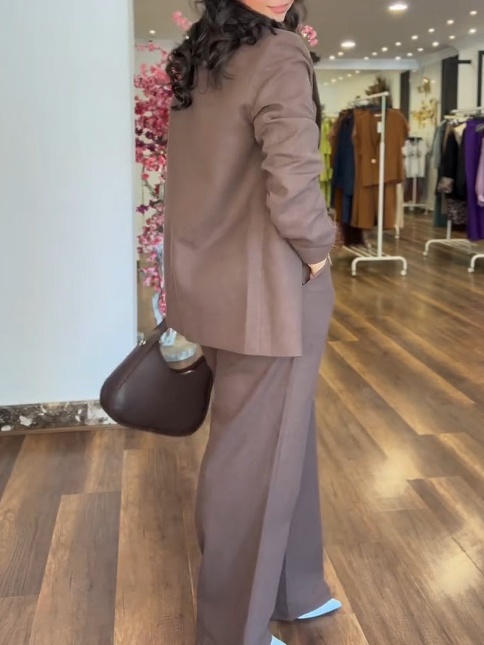 CONJUNTO ELEGANTE ADRIANA™ | AMERICANA Y PANTALÓN VERSÁTIL PARA TODO EL DÍA