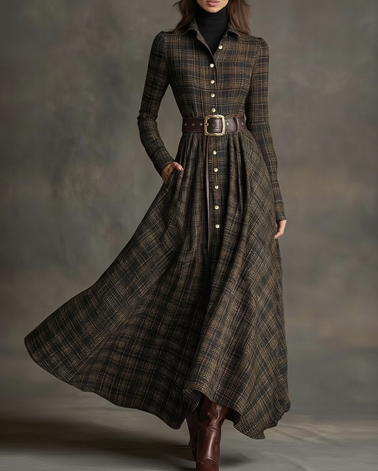 EMILIA | VESTIDO MAXI DE INSPIRACIÓN VINTAGE