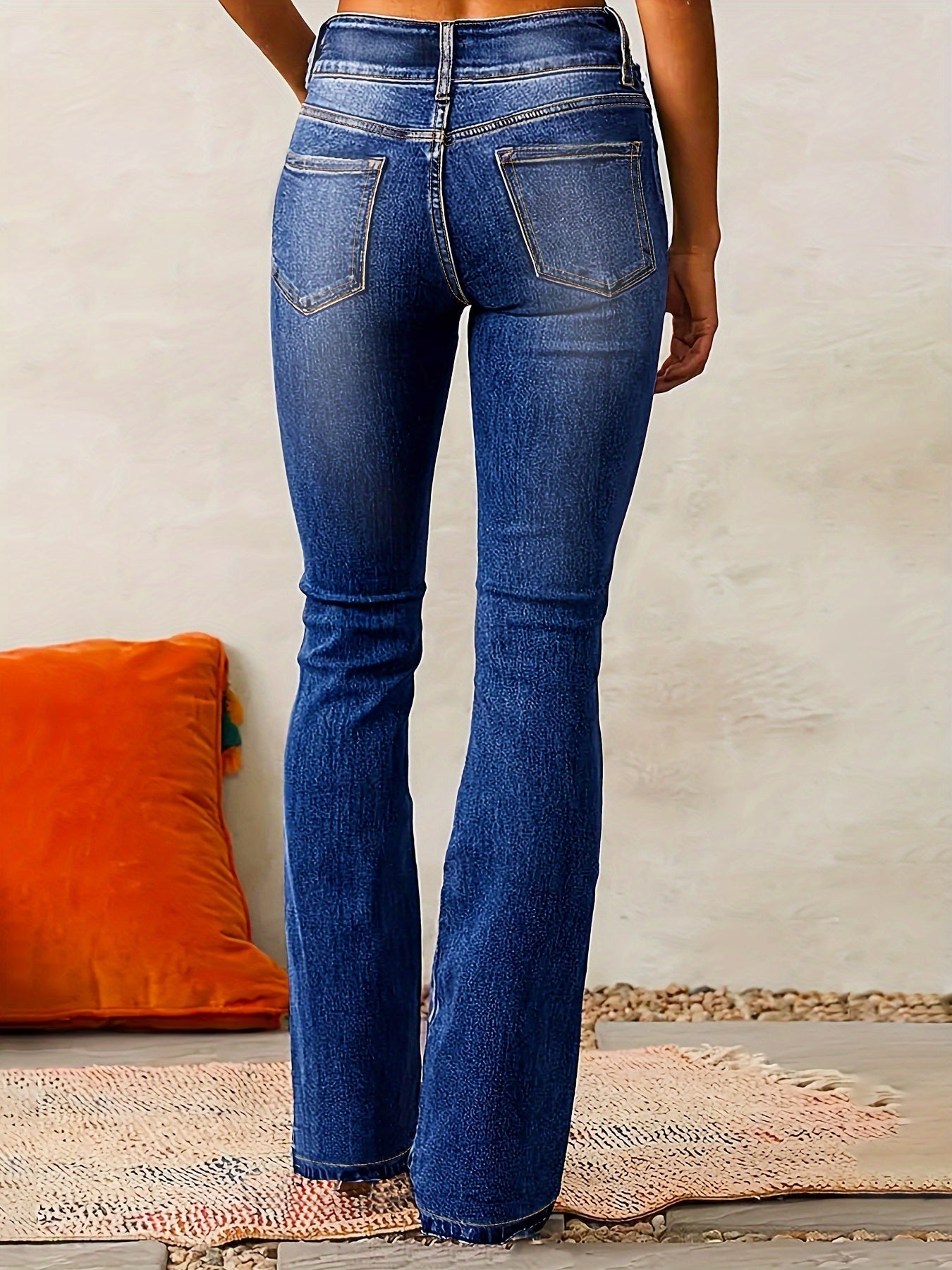 JEANS ACAMPANADOS SOFÍA™ | VAQUEROS DE CINTURA ALTA ESTILO TENDENCIA