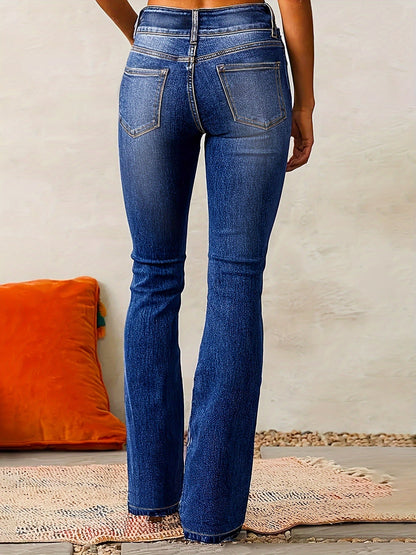 JEANS ACAMPANADOS SOFÍA™ | VAQUEROS DE CINTURA ALTA ESTILO TENDENCIA