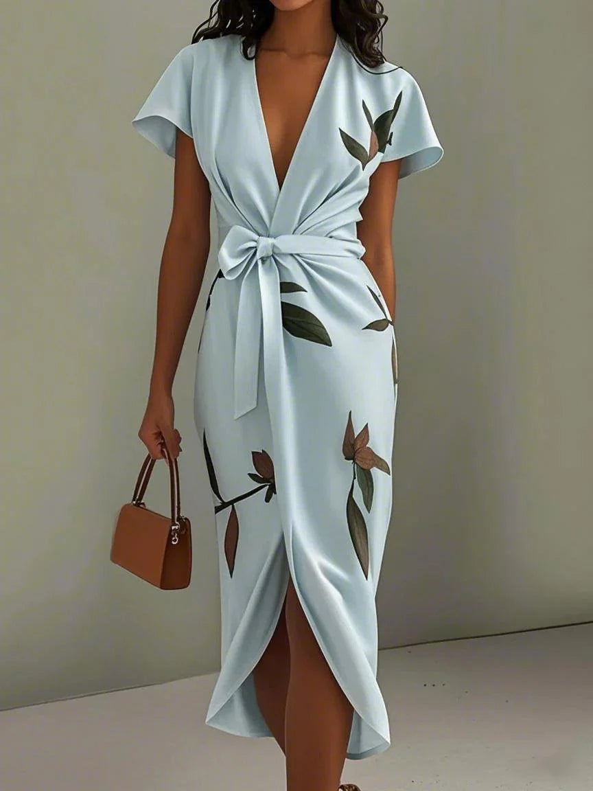 VESTIDO MIDI CRUZADO SELVA BRISA