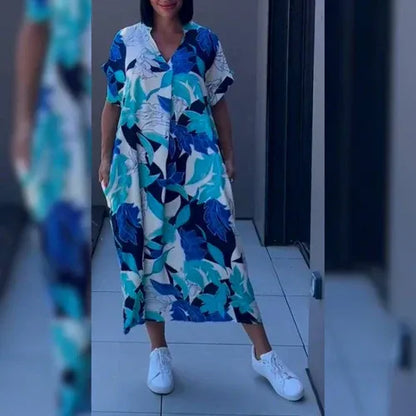 VESTIDO ELEGANTE FLORAL ELENA