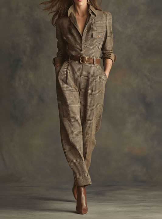 ISABELA | MONO A CUADROS CON DETALLES SOFISTICADOS