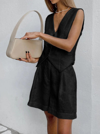 PAROS COVER UP  CONJUNTO DE DOS PIEZAS CON PANTALONES CORTOS