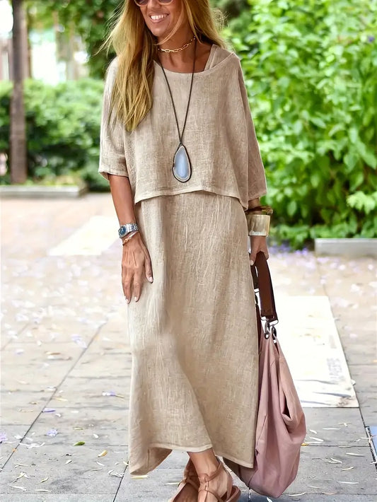 CONJUNTO DE LINO BIANCA™ | DOS PIEZAS ELEGANTE Y CÓMODO