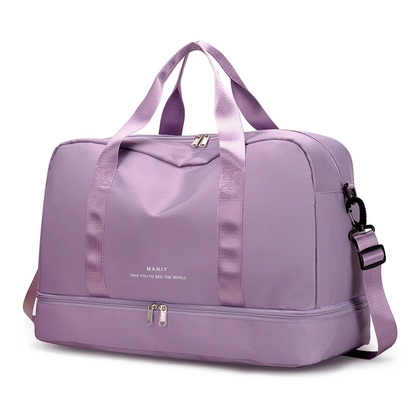 BOLSO DE VIAJE GRANDE DE NYLON IMPERMEABLE
