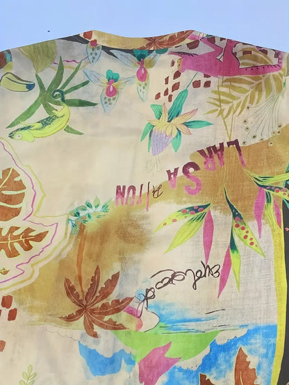 VESTIDO LARGO GEOMÉTRICO MILÁN – ELEGANTE TALLA GRANDE MAXI DRESS