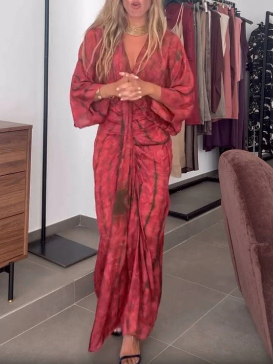 VESTIDO ESTILO KIMONO ELEGANT CONFORT