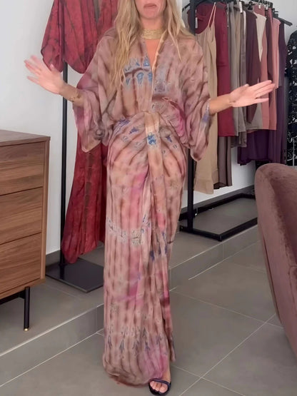 VESTIDO ESTILO KIMONO ELEGANT CONFORT