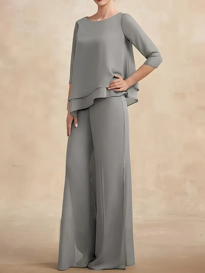 CONJUNTO DE GASA NOIR™ | DOS PIEZAS ELEGANTE COLECCIÓN OTOÑO