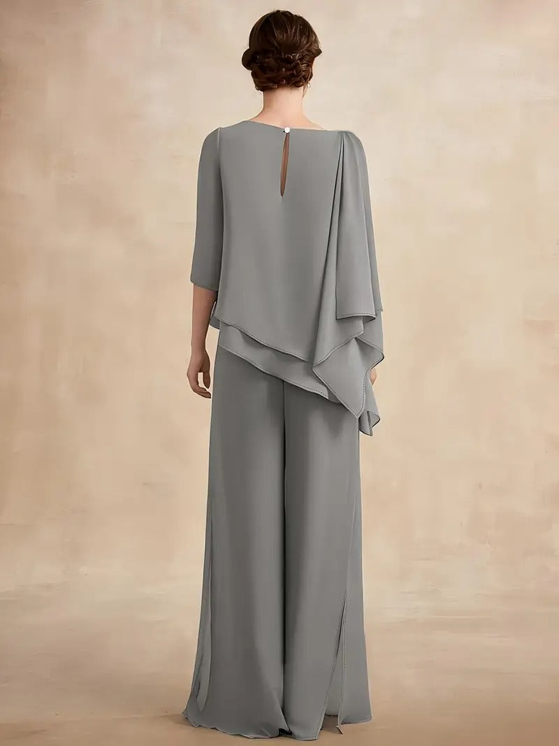 CONJUNTO DE GASA NOIR™ | DOS PIEZAS ELEGANTE COLECCIÓN OTOÑO