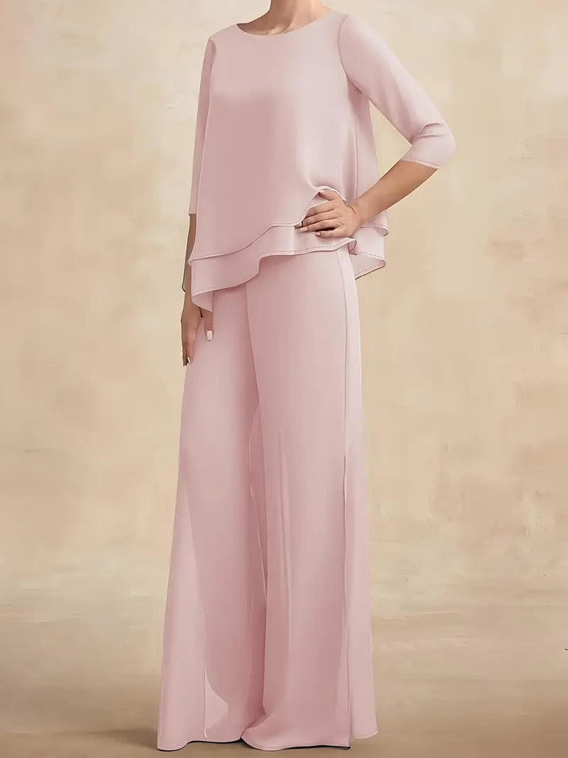 CONJUNTO DE GASA NOIR™ | DOS PIEZAS ELEGANTE COLECCIÓN OTOÑO