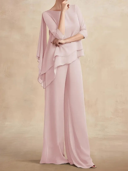 CONJUNTO DE GASA NOIR™ | DOS PIEZAS ELEGANTE COLECCIÓN OTOÑO