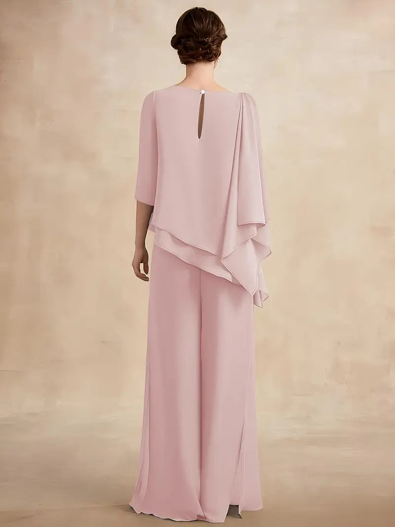 CONJUNTO DE GASA NOIR™ | DOS PIEZAS ELEGANTE COLECCIÓN OTOÑO