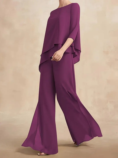 CONJUNTO DE GASA NOIR™ | DOS PIEZAS ELEGANTE COLECCIÓN OTOÑO