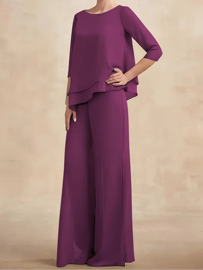 CONJUNTO DE GASA NOIR™ | DOS PIEZAS ELEGANTE COLECCIÓN OTOÑO