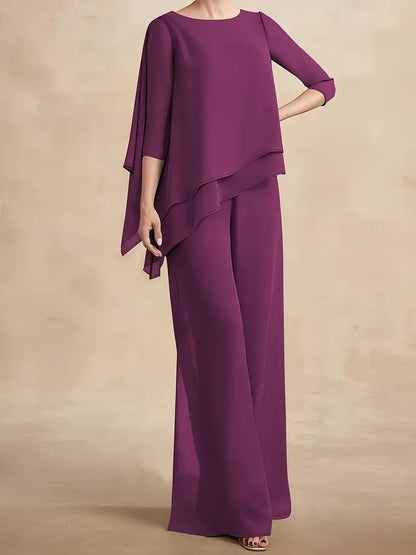 CONJUNTO DE GASA NOIR™ | DOS PIEZAS ELEGANTE COLECCIÓN OTOÑO