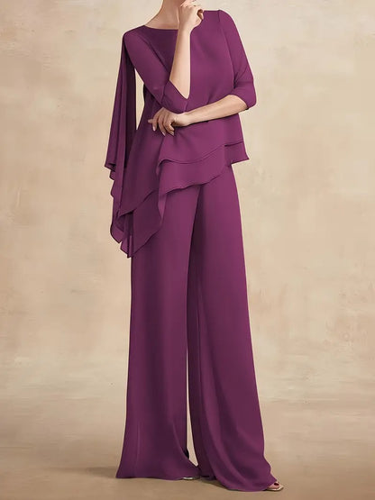 CONJUNTO DE GASA NOIR™ | DOS PIEZAS ELEGANTE COLECCIÓN OTOÑO