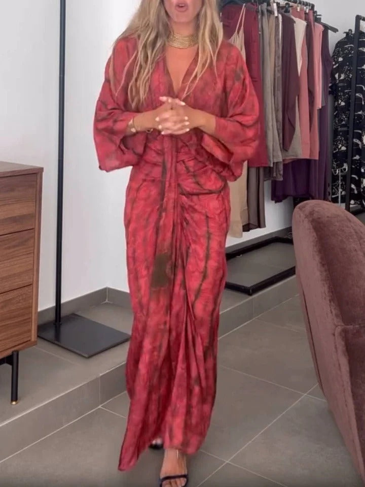 VESTIDO ESTILO KIMONO ELEGANT CONFORT