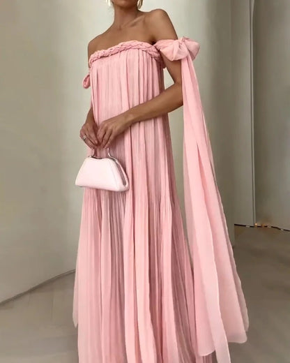 VESTIDO LÉANA  HOMBROS DESCUBIERTOS
