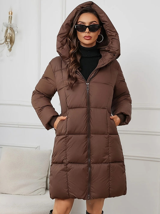 PARKA ACOLCHADA AURORA LUXE™ ELEGANCIA TÉRMICA & SILUETA ESTILIZADA ABRIGO DE INVIERNO