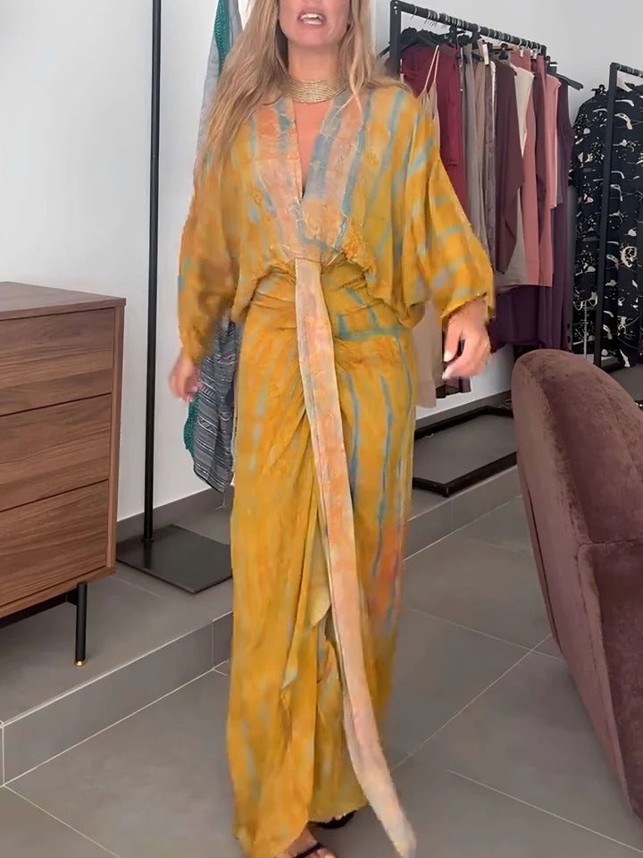 VESTIDO ESTILO KIMONO ELEGANT CONFORT
