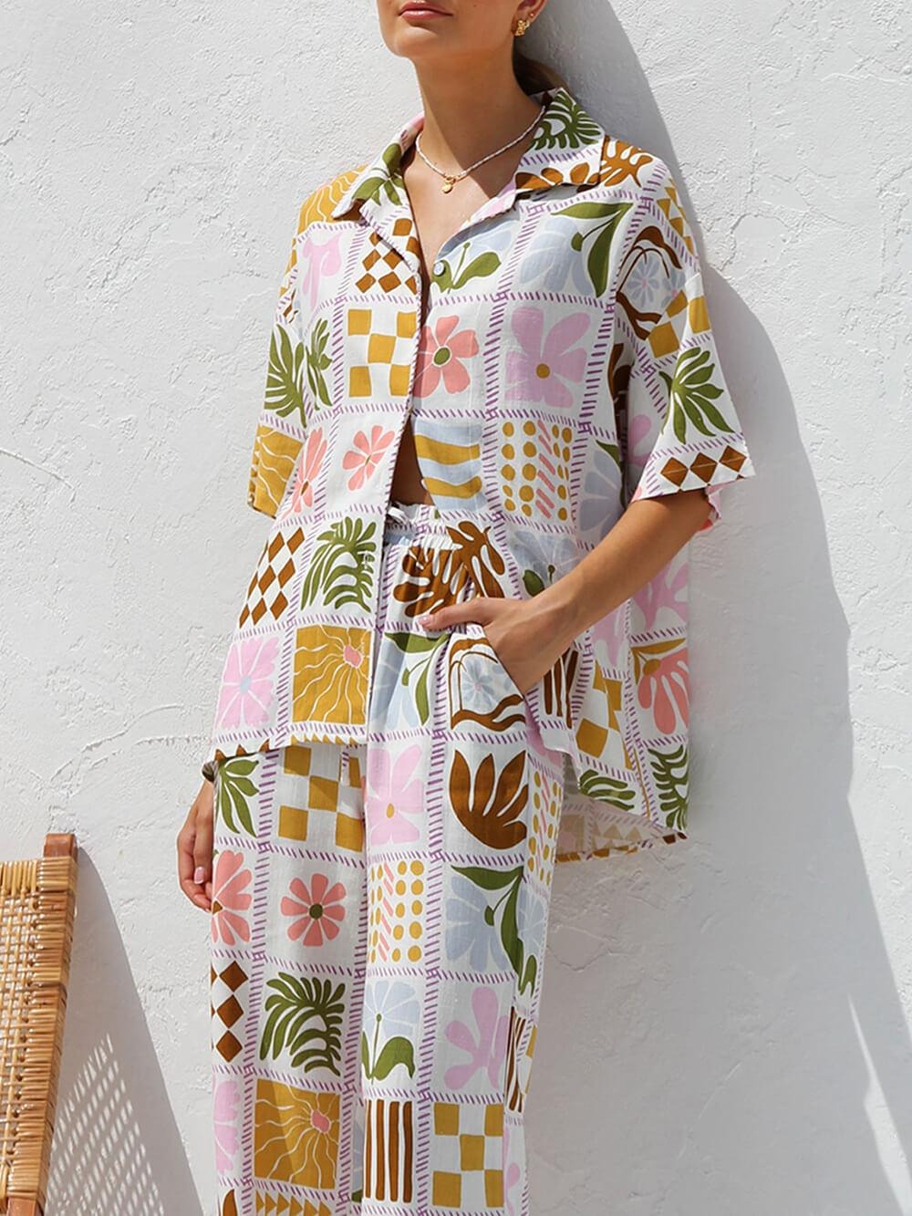 TRAJE BOHO SUNSET  CONJUNTO INFORMAL