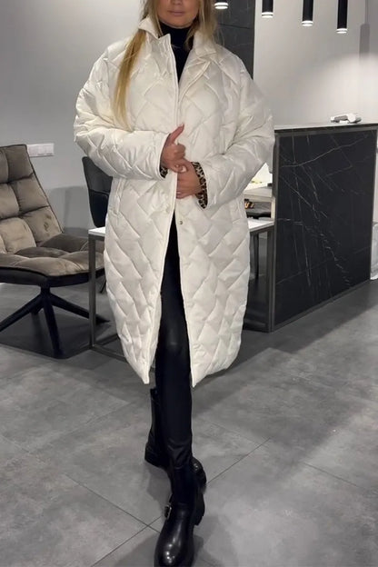 ALESSIA – ABRIGO REVERSIBLE CON FORRO DE LEOPARDO Y CORTE ENTALLADO
