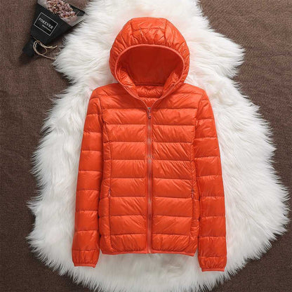 CHAQUETA ULTRA LIGERA CON CAPUCHA