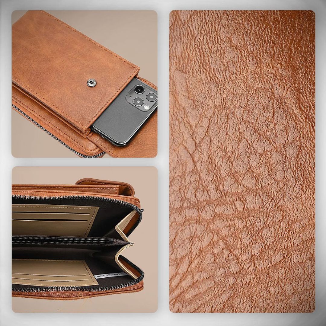 Clara - Elegante bolso de mano en piel