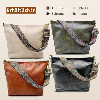 Greta - Bolso de hombro vintage en piel