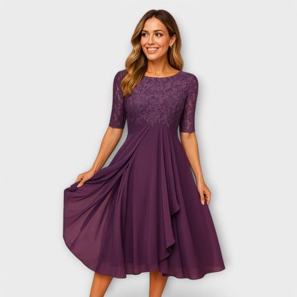 VESTIDO MARILYN ELEGANTE PLISADO